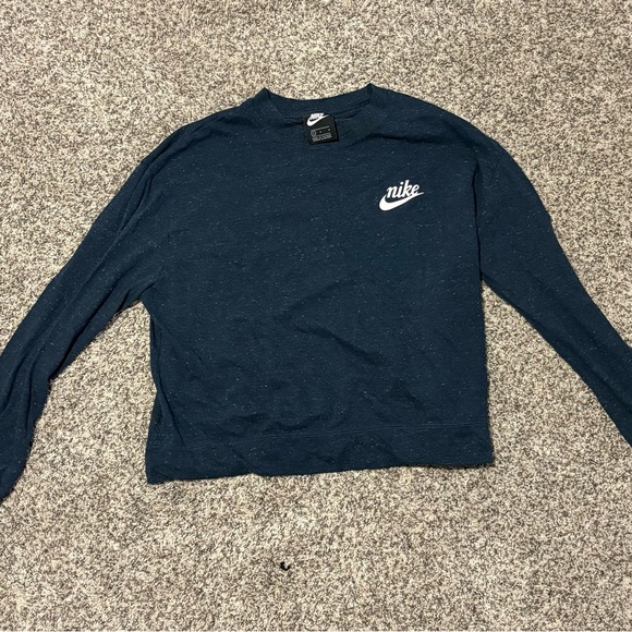 Nike Dark Blue Crew Neck Shirt - Picture 1 of 2